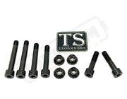 Titanium Rear Suspension/ Linkage Bolt Kit for Surron LBX & Segway X260 - Black / With Triangle Bolts Excluding Frame