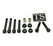 Titanium Rear Suspension/ Linkage Bolt Kit for Surron LBX & Segway X260 - Black / With Triangle Bolts Including Frame