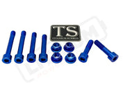 Titanium Rear Suspension/ Linkage Bolt Kit for Surron LBX & Segway X260 - Blue / With Triangle Bolts Excluding Frame