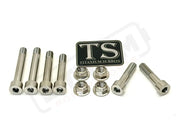Titanium Rear Suspension/ Linkage Bolt Kit for Surron LBX & Segway X260 - Silver (raw) / With Triangle Bolts Excluding