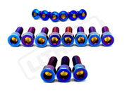 Titanium RFloXa Hawk 35 Pro and Max Fork Bolt Kits (21 pcs) - Titanium Bolts