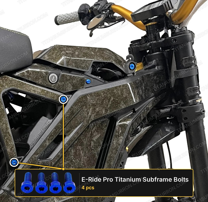 TS Talaria XXX Seat Subframe or Foot Peg Titanium Bolts (4)