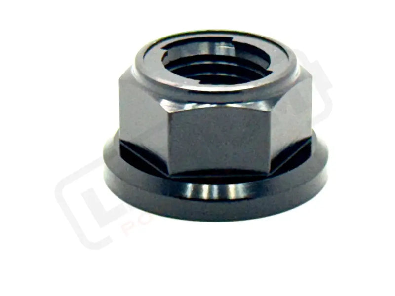 Titanium Sotion/ Torp Motor FW01 GTS01 Reverse Thread Nut - M12 - Black / Metal Locking - Titanium Bolts