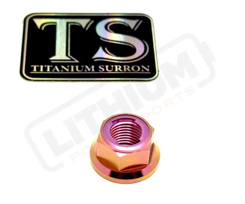 Titanium Sotion/ Torp Motor FW01 GTS01 Reverse Thread Nut - M12 - Titanium Bolts