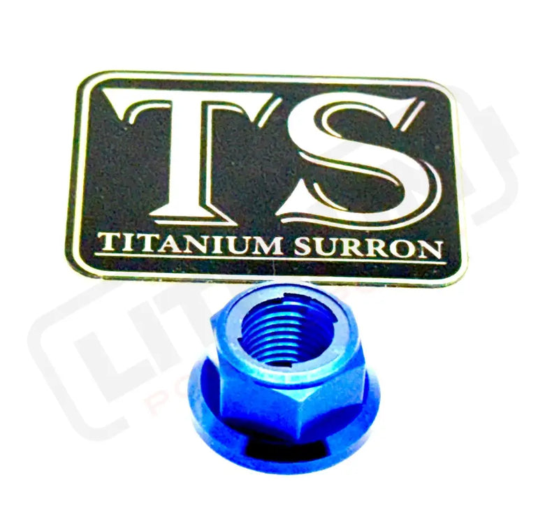 Titanium Sotion/ Torp Motor FW01 GTS01 Reverse Thread Nut - M12 - Titanium Bolts
