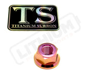 Titanium Sotion/ Torp Motor FW01 GTS01 Reverse Thread Nut - M12 - Lithium Powersports