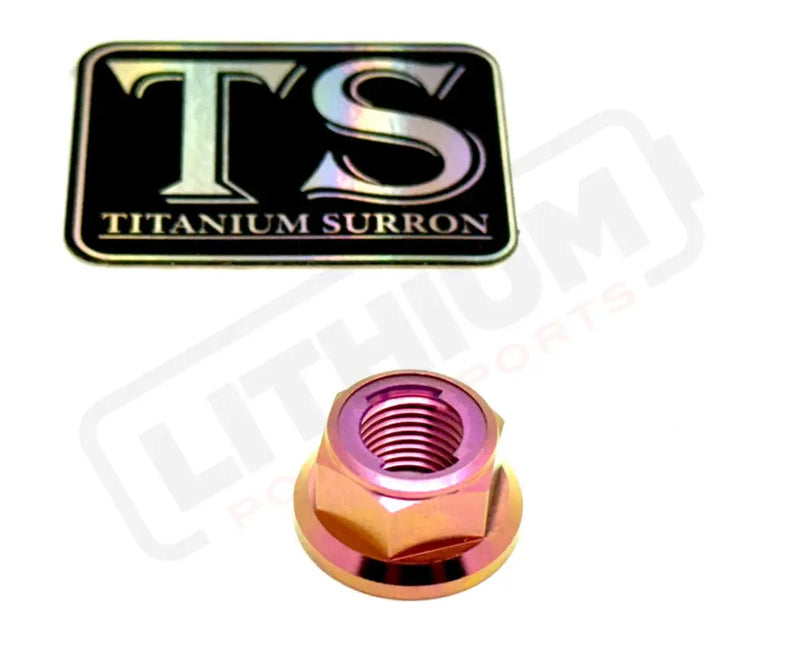 Titanium Sotion/ Torp Motor FW01 GTS01 Reverse Thread Nut - M12 - Lithium Powersports