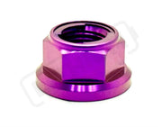 Titanium Sotion/ Torp Motor FW01 GTS01 Reverse Thread Nut - M12 - Purple / Metal Locking - Titanium Bolts