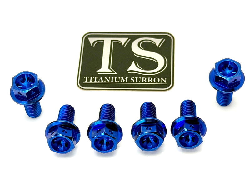 Titanium Rear Sprocket Bolts - E-Moto