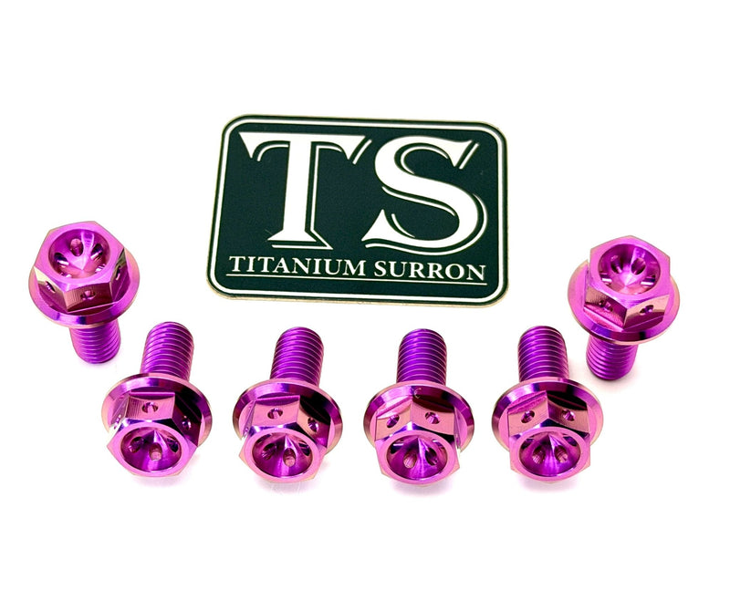 Titanium Rear Sprocket Bolts - E-Moto