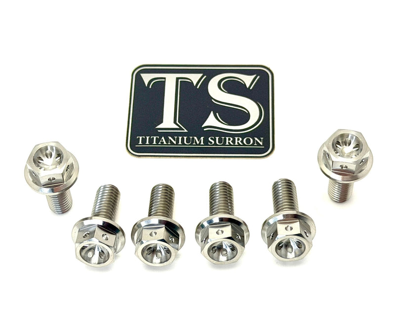 Titanium Rear Sprocket Bolts - E-Moto