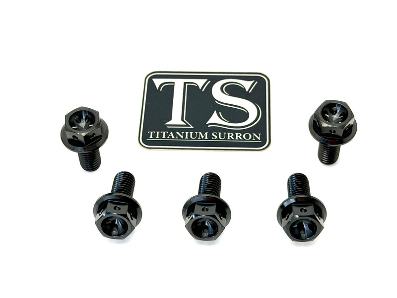 Titanium Rear Sprocket Bolts - E-Moto