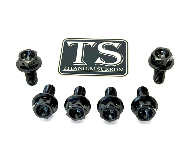 Titanium Rear Sprocket Bolts - E-Moto