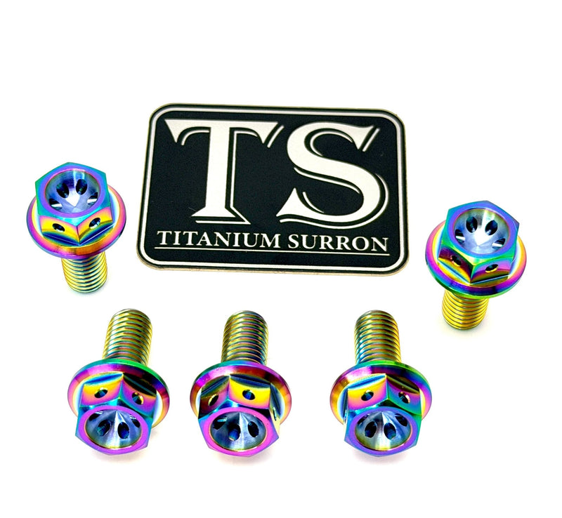 Titanium Rear Sprocket Bolts - E-Moto