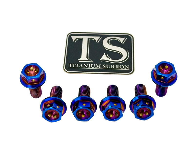 Titanium Rear Sprocket Bolts - E-Moto
