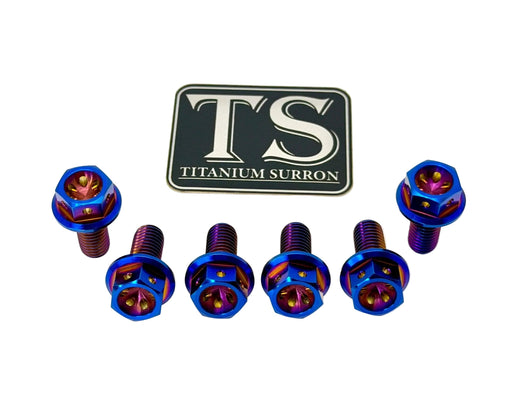Titanium Rear Sprocket Bolts - E-Moto - Lithium Powersports