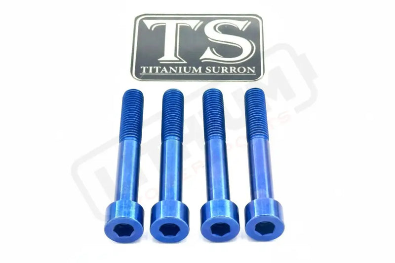 Titanium Stem/ Handlebar Mount Bolts - E-moto Handlebar/ Stem (Complete Set) / Blue / Altis Handlebar Titanium Bolts