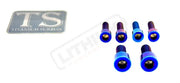 Titanium Stem/ Handlebar Mount Bolts - E-moto Handlebar/ Stem (Complete Set) / Burnt Blue / Surron LBX - Segway