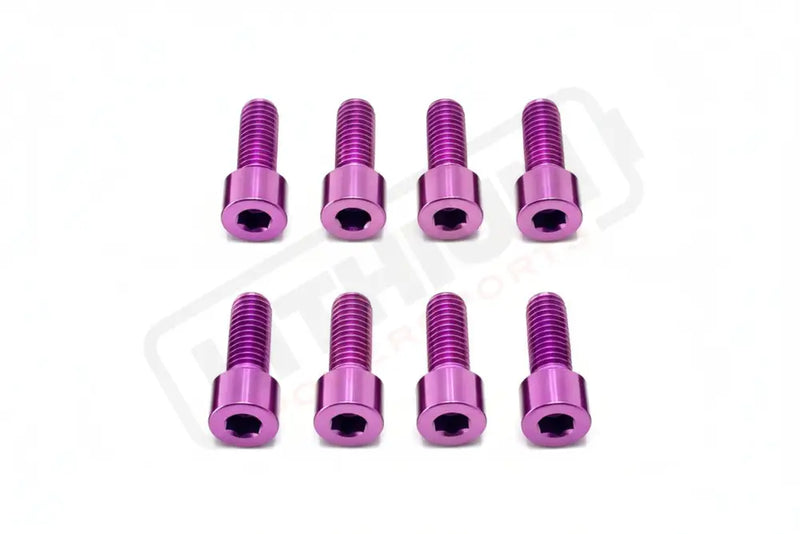 Titanium Stem/ Handlebar Mount Bolts - E-moto Handlebar/ Stem (Complete Set) / Purple / Rerode Handlebar Titanium Bolts