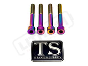 Titanium Stem/ Handlebar Mount Bolts - E-moto Handlebar/ Stem (Complete Set) / Rainbow / Altis Handlebar Titanium Bolts