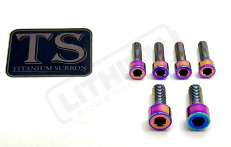 Titanium Stem/ Handlebar Mount Bolts - E-moto Handlebar/ Stem (Complete Set) / Rainbow / Surron LBX - Segway Handlebar