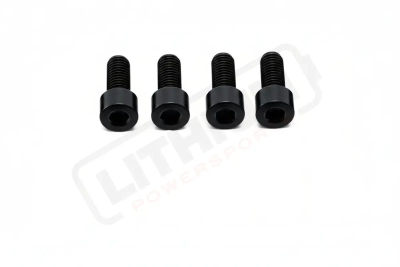 Titanium Stem/ Handlebar Mount Bolts - E-moto Retaining Cap Bolts (4)- Handlebar to Stem Body Clamp Only / Black