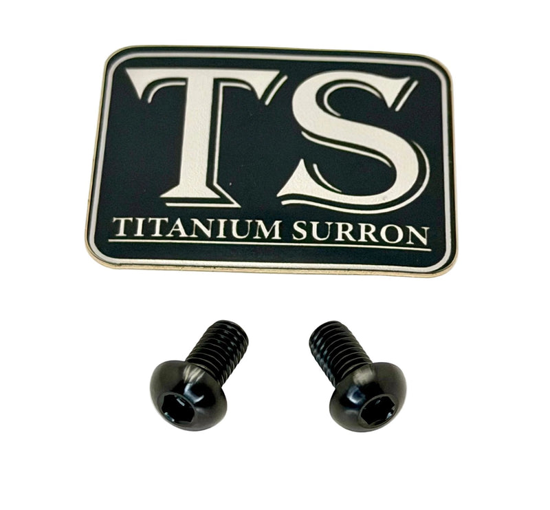 TS Titanium Ignition Cover Bolts (Set of Two) Surron, Segway, Similar E-moto
