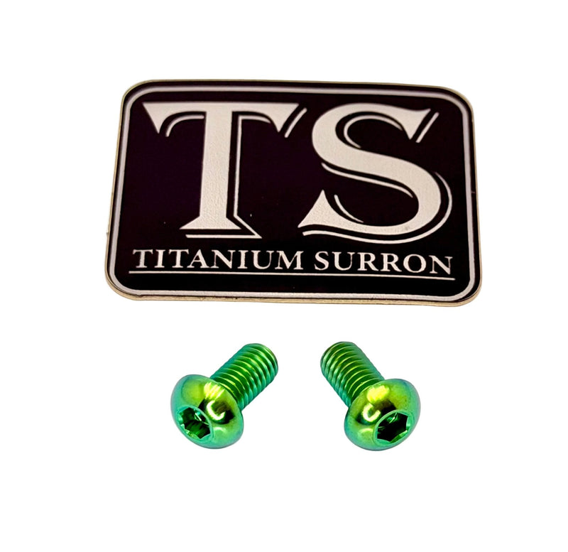 TS Titanium Ignition Cover Bolts (Set of Two) Surron, Segway, Similar E-moto