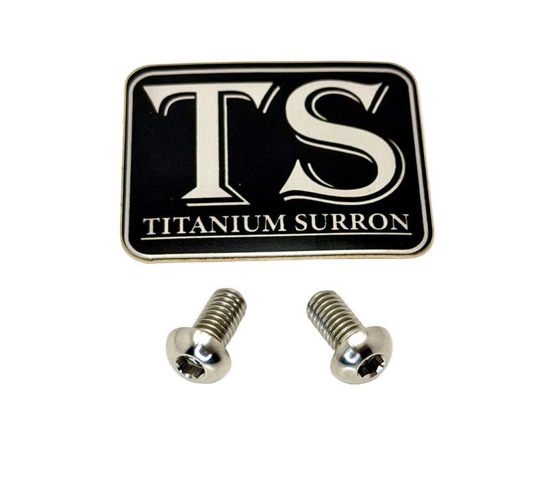 TS Titanium Ignition Cover Bolts (Set of Two) Surron, Segway, Similar E-moto