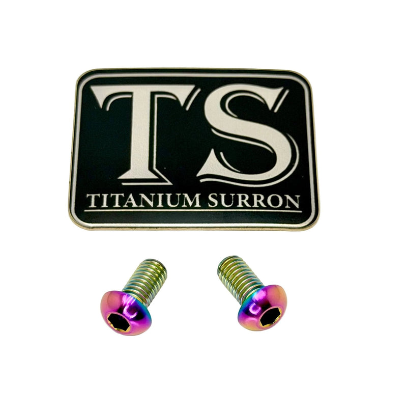 TS Titanium Ignition Cover Bolts (Set of Two) Surron, Segway, Similar E-moto