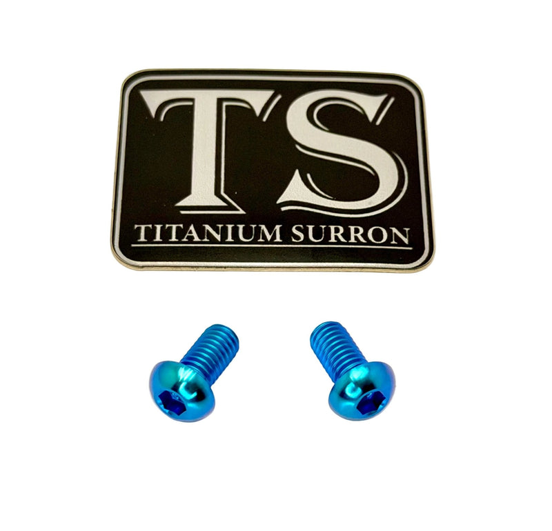 TS Titanium Ignition Cover Bolts (Set of Two) Surron, Segway, Similar E-moto