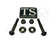 Titanium Surron Ultra Bee Brake Lever Pivot Bolt - Black / Two Brake Levers (Two Bolts) - Titanium Bolts