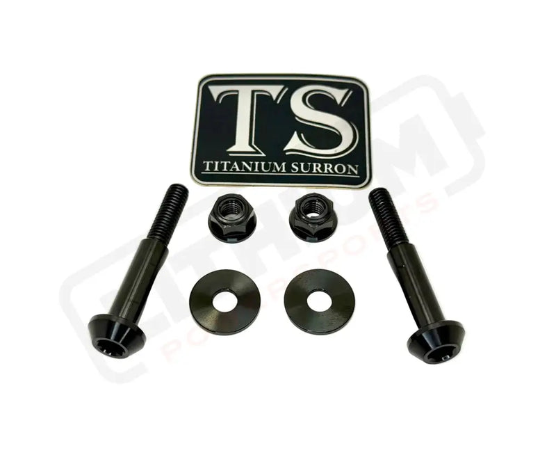 Titanium Surron Ultra Bee Brake Lever Pivot Bolt - Black / Two Brake Levers (Two Bolts) - Titanium Bolts