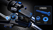 Titanium Surron Ultra Bee Brake Lever Pivot Bolt - Blue / One Brake Lever (One Bolt) - Titanium Bolts