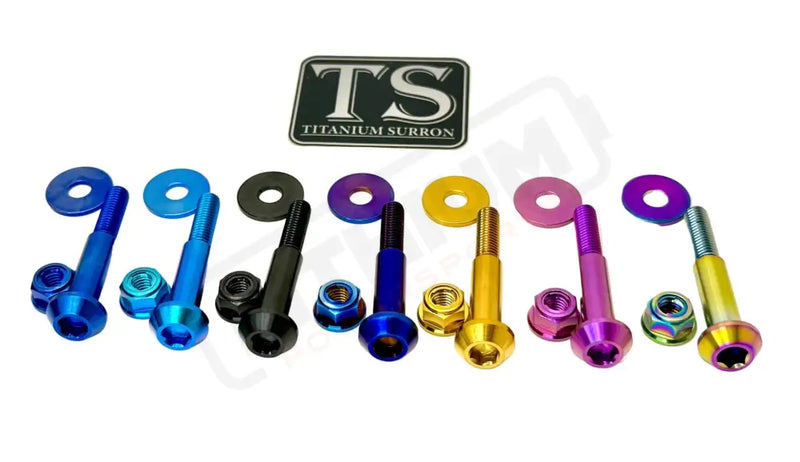 Titanium Surron Ultra Bee Brake Lever Pivot Bolt - Gold / Two Brake Levers (Two Bolts) - Titanium Bolts