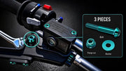 Titanium Surron Ultra Bee Brake Lever Pivot Bolt - Teal (New color) / One Brake Lever (One Bolt) - Titanium Bolts