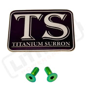 Titanium Surron Ultra Bee Brake Reservoir Cap Bolts - Titanium Bolts