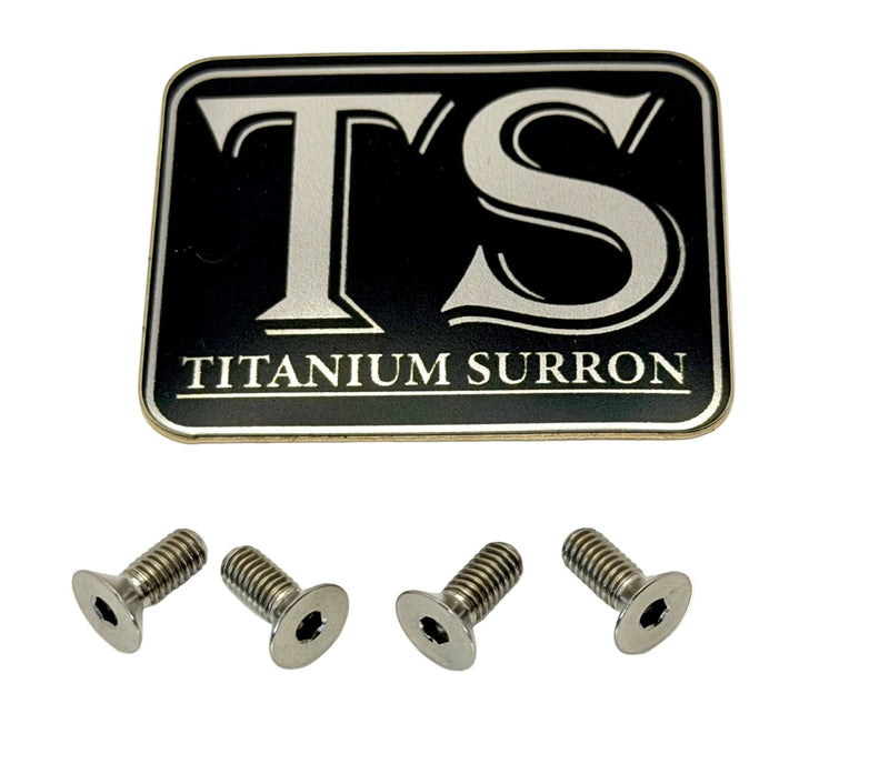 Titanium Surron Ultra Bee Brake Reservoir Cap Bolts