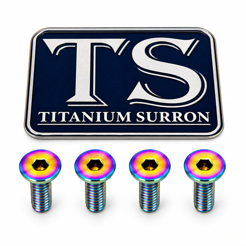 Titanium Surron Ultra Bee Brake Reservoir Cap Bolts