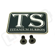 Titanium Surron Ultra Bee Brake Reservoir Cap Bolts - Black / 2 bolts (one brake handle) - Titanium Bolts