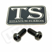 Titanium Surron Ultra Bee Wheel Speed Sensor Bolt - Black / 2 pieces - Titanium Bolts