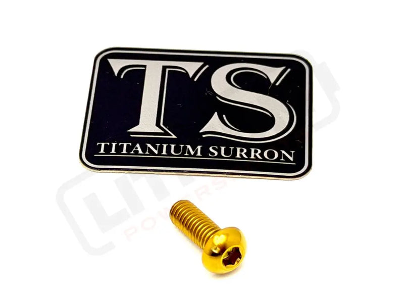 Titanium Surron Ultra Bee Wheel Speed Sensor Bolt - Gold / 1 piece - Titanium Bolts
