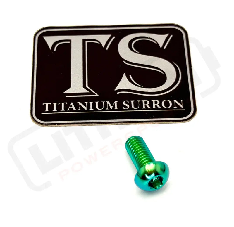Titanium Surron Ultra Bee Wheel Speed Sensor Bolt - Green / 1 piece - Titanium Bolts