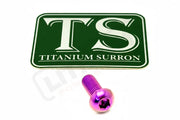 Titanium Surron Ultra Bee Wheel Speed Sensor Bolt - Purple / 1 piece - Titanium Bolts