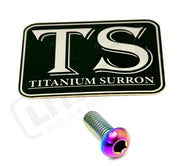 Titanium Surron Ultra Bee Wheel Speed Sensor Bolt - Rainbow / 1 piece - Titanium Bolts