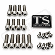 Titanium Talaria Komodo Fork Bolt Kits (21 pcs) - Silver - Hardware