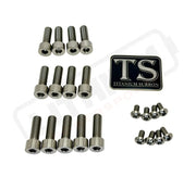 Titanium Talaria Komodo Fork Bolt Kits (21 pcs) - Silver - Hardware