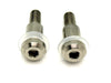 Titanium Surron Titanium Custom Triangle Bolts - Surron LBX Segway X260 Silver / Built-in bushing and two washers