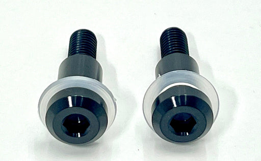 Titanium Surron Titanium Custom Triangle Bolts - Surron LBX Segway X260 Black / Built-in bushing and two washers (large