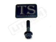 TS Altis Sigma Gearbox Cover Titanium Bolt Kit - Black / 6 Pieces (Visible Bolts Only) / Hex Flange - Titanium Bolts